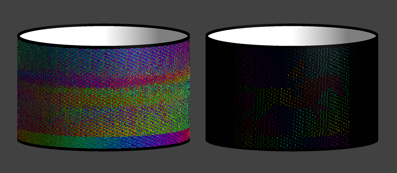 My Summer Project Rainbow Horse Zoetrope Lamp on the Stratasys J750