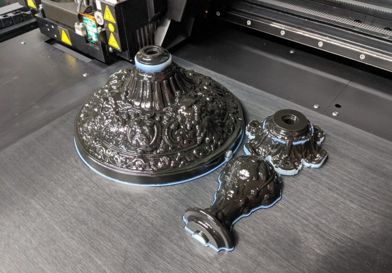 My Summer Project Rainbow Horse Zoetrope Lamp on the Stratasys J750