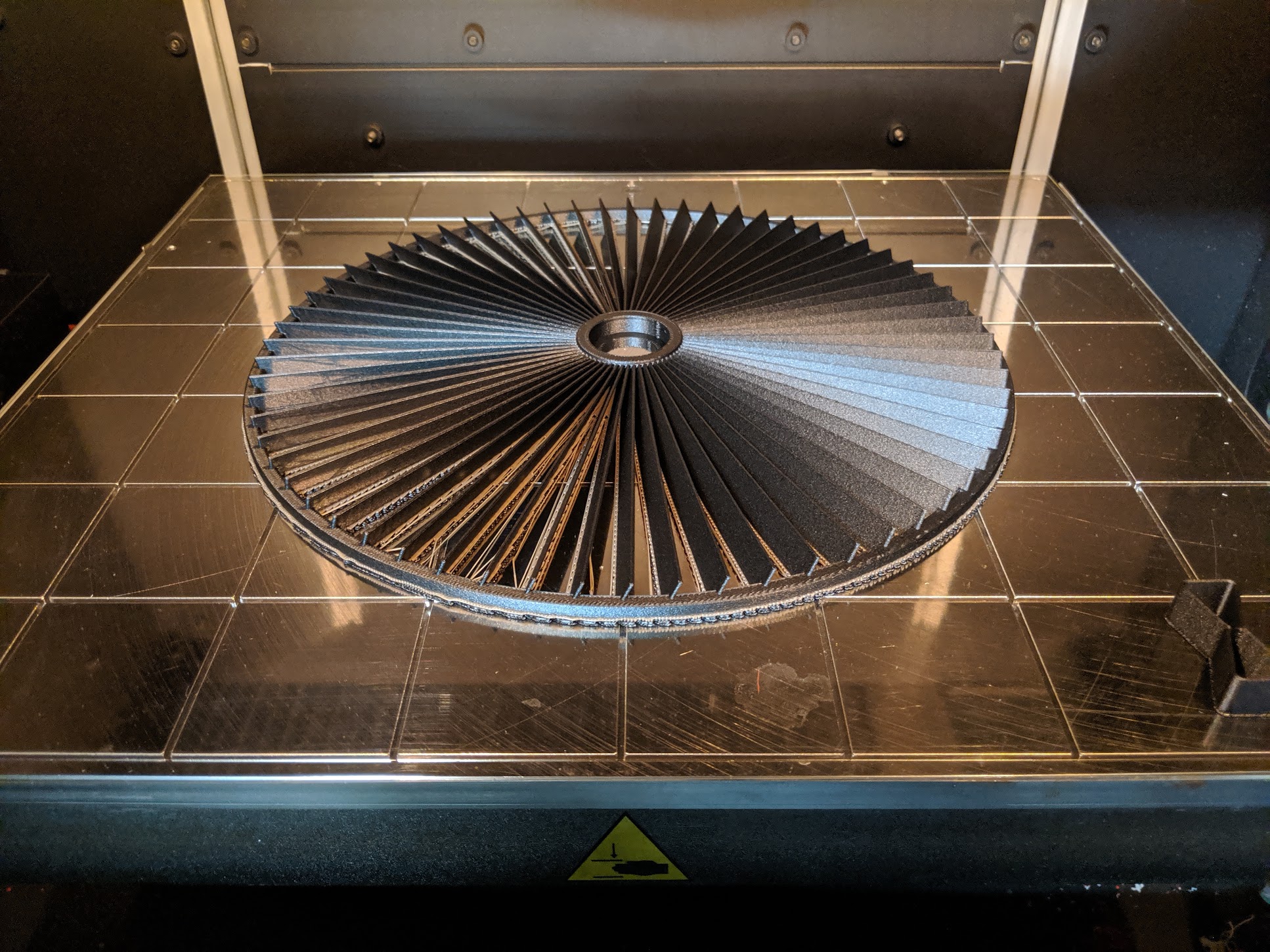 My Summer Project Rainbow Horse Zoetrope Lamp on the Stratasys J750