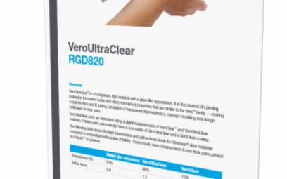 VeroUltraClear: The Material of Choice for Clear 3D Printing